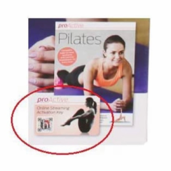 NIB ProActive Pilates Exercise Complete kit-Workout Book 8" Ball & Digital Video - Picture 4 of 6